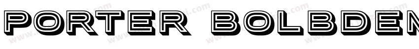 PORTER BOLBDEMO字体转换